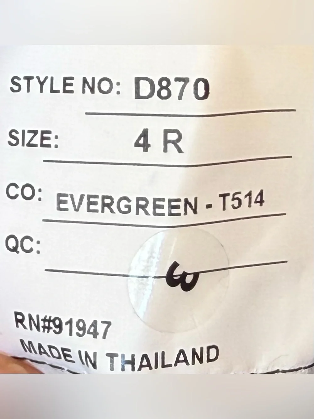 NWT Alfred Sung Strapless Cuff Neckline
Satin Trumpet Gown in Evergreen, Size 4R - Picture 14 of 15